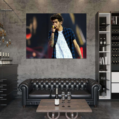 Zayn Malik Handsome Hot Music Singer Wall Art Print Poster