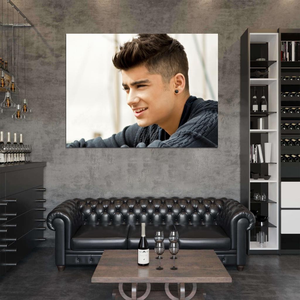 Zayn Malik Beautiful Portrait Hot Music Singer Wall Art Print Poster