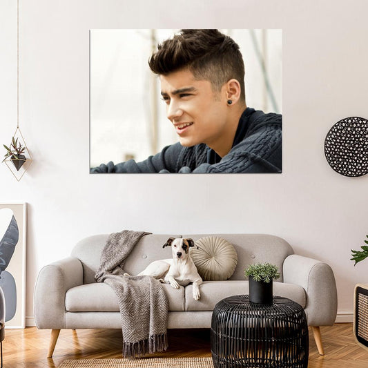 Zayn Malik Beautiful Portrait Hot Music Singer Wall Art Print Poster