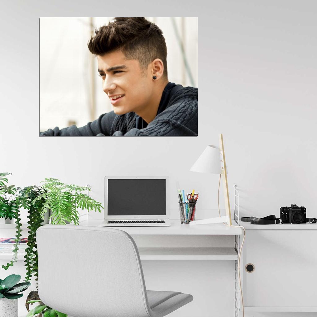 Zayn Malik Beautiful Portrait Hot Music Singer Wall Art Print Poster