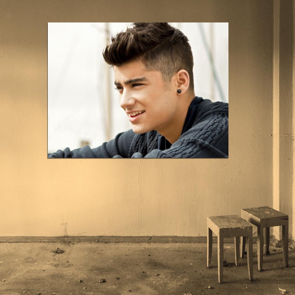 Zayn Malik Beautiful Portrait Hot Music Singer Wall Art Print Poster