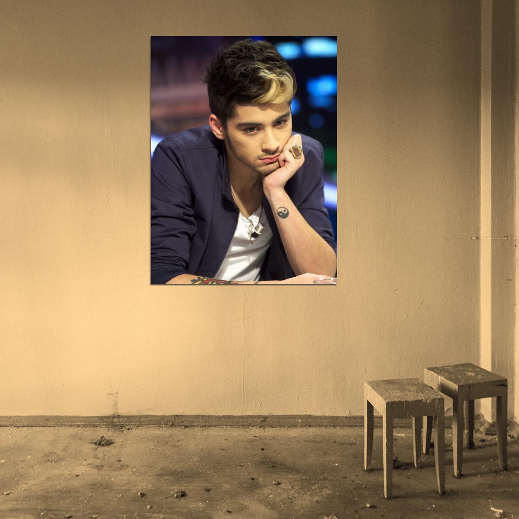 Zayn Malik Handsome Cute Hot Music Singer Wall Art Print Poster