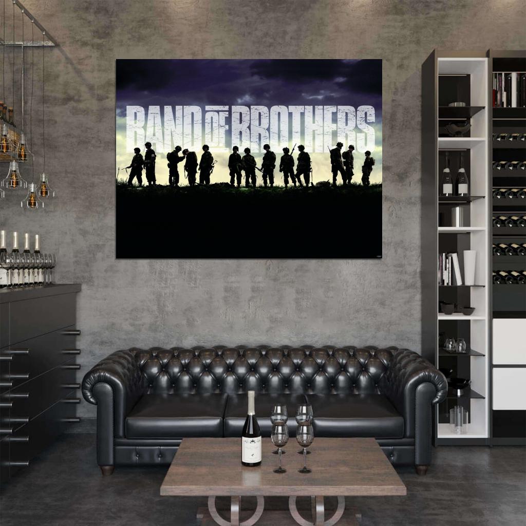 Band of Brothers Characters Soldiers TV Series Wall Art Print Poster