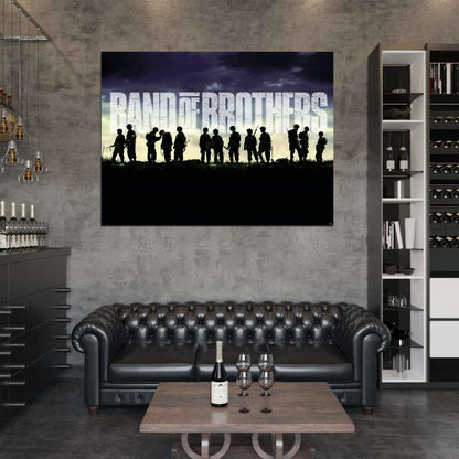 Band of Brothers Characters Soldiers TV Series Wall Art Print Poster