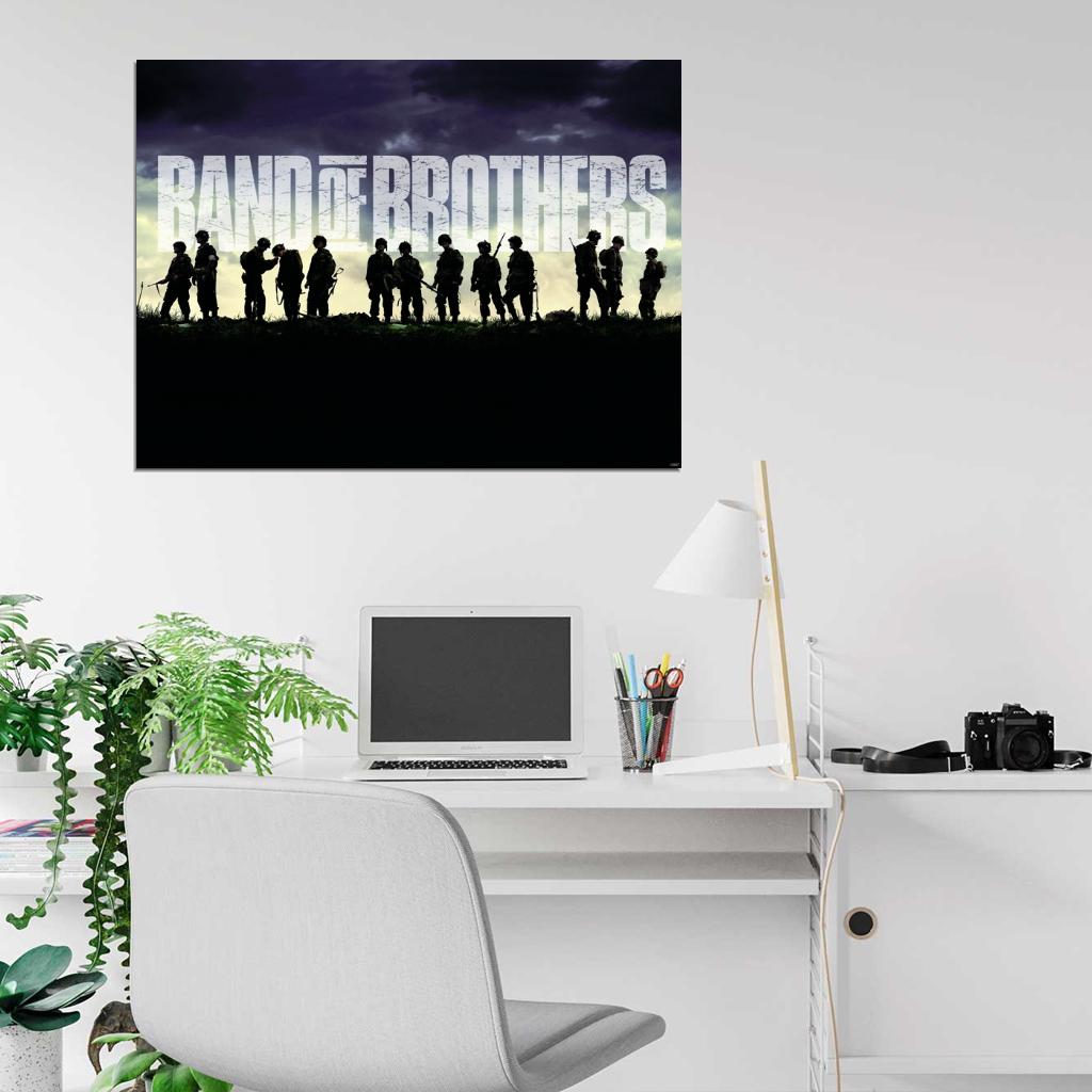 Band of Brothers Characters Soldiers TV Series Wall Art Print Poster