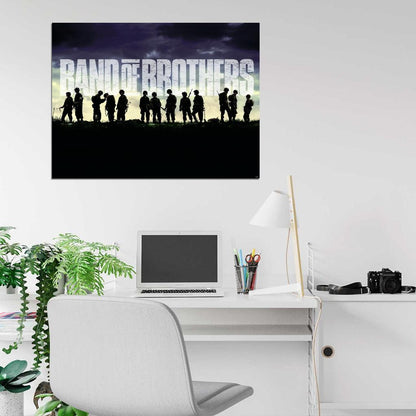 Band of Brothers Characters Soldiers TV Series Wall Art Print Poster