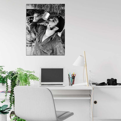 Che Guevara Voluntary Work Havana 1961 Vintage Wall Art Print Poster