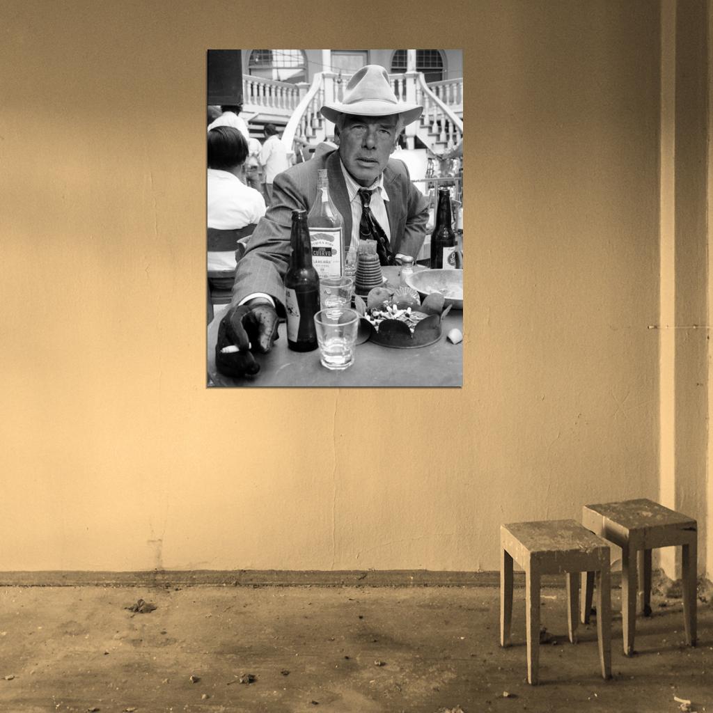 Lee Marvin Pocket Money 1972 Old Vintage BW Wall Art Print Poster