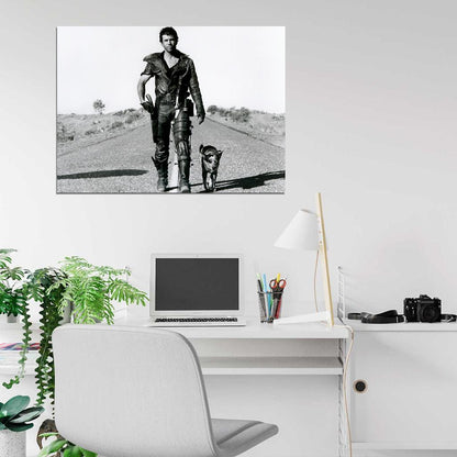 Mad Маx Road Dog Mel Gibson Old Vintage Movie Wall Art Print Poster