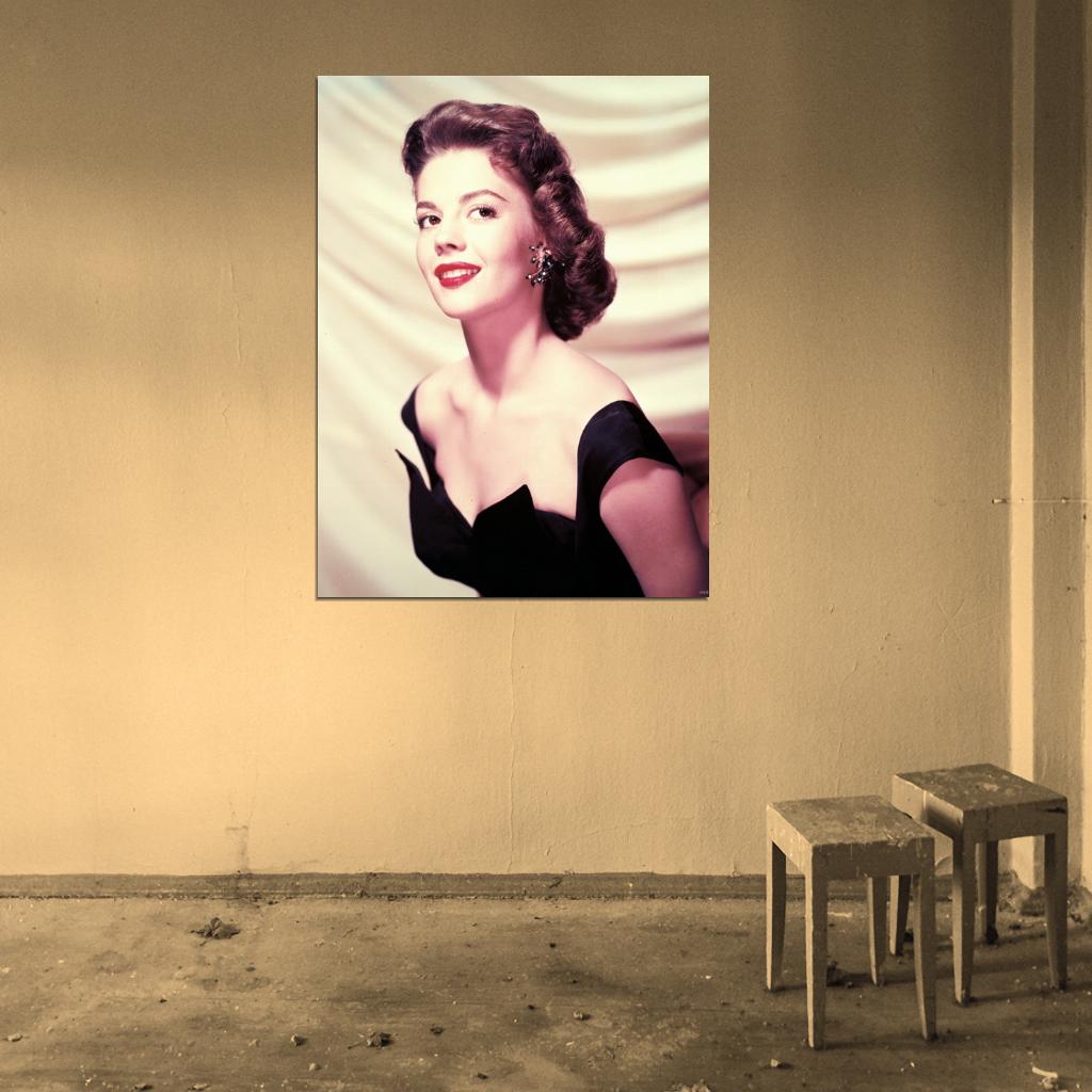Natalie Wood Beautiful Portrait Retro Vintage Wall Art Print Poster