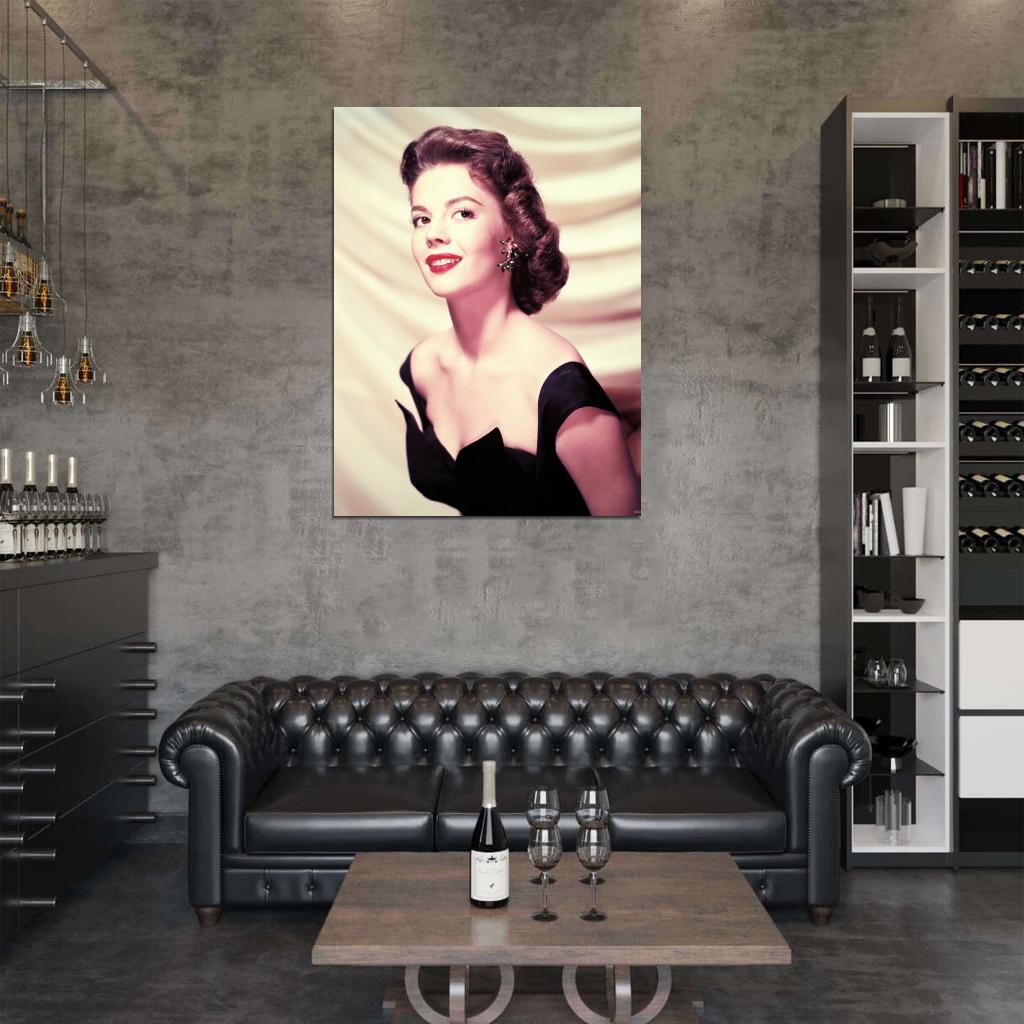 Natalie Wood Beautiful Portrait Retro Vintage Wall Art Print Poster