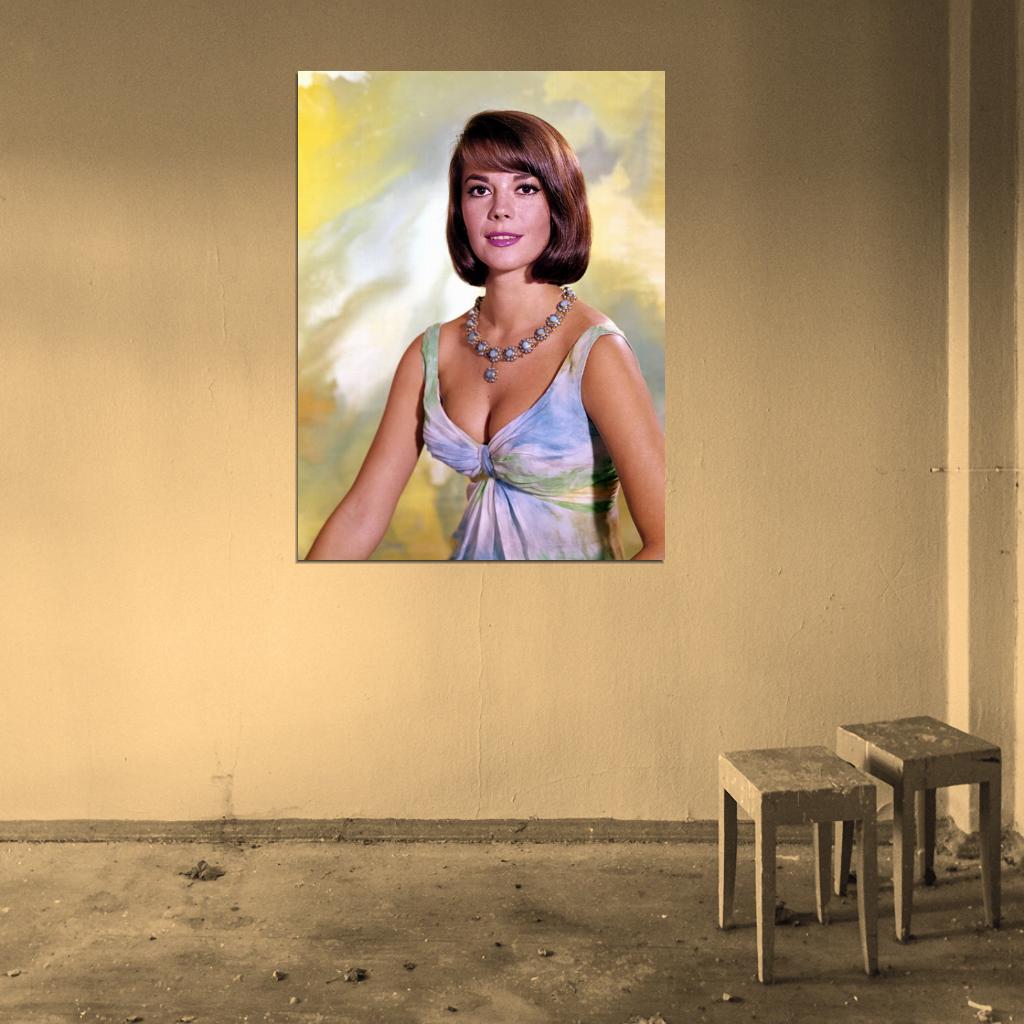 Natalie Wood Hot Portrait Old Retro Vintage Wall Art Print Poster