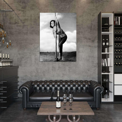 Natalie Wood Old Retro Vintage Actress BW Wall Art Print Poster