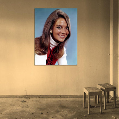 Natalie Wood Smile Portrait Old Retro Vintage Wall Art Print Poster
