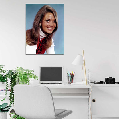 Natalie Wood Smile Portrait Old Retro Vintage Wall Art Print Poster