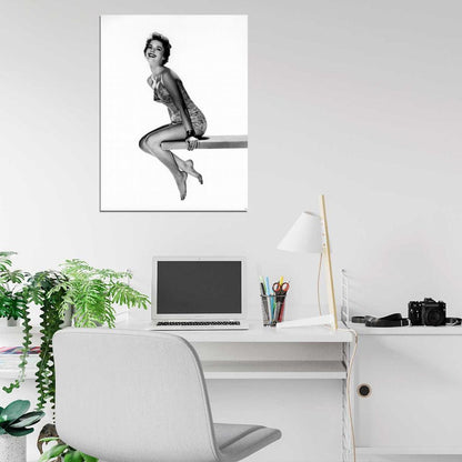 Natalie Wood Hot Old Retro Vintage Classic BW Wall Art Print Poster
