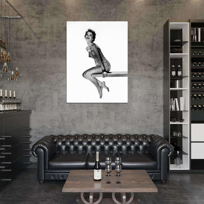 Natalie Wood Hot Old Retro Vintage Classic BW Wall Art Print Poster
