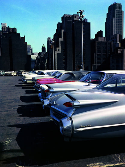 New York Cars Old Retro Vintage Classic Wall Art Print Poster