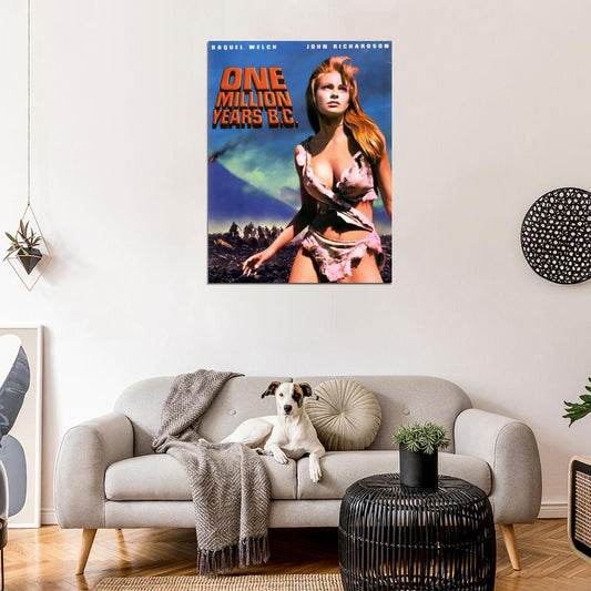 Raquel Welch One Million Years B.C. Vintage Wall Art Print Poster