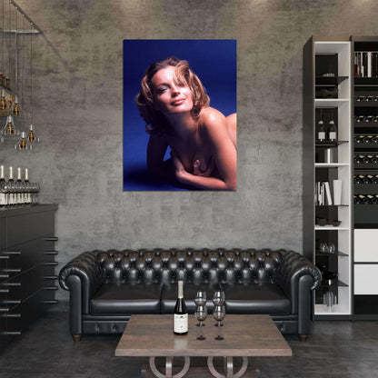 Romy Schneider Topless Hot Sexy Actress Retro Wall Art Print Poster
