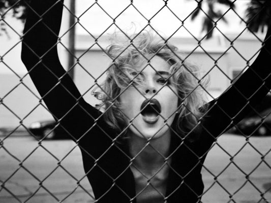 Sharon Stone Hot Portrait Retro Vintage BW Wall Art Print Poster