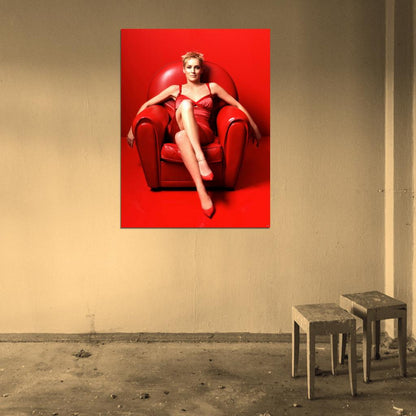 Sharon Stone Red Hot Actress Wall Art Print Poster