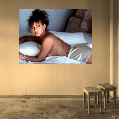 Sophie Marceau Sexy Hot Retro Vintage Actress Wall Art Print Poster