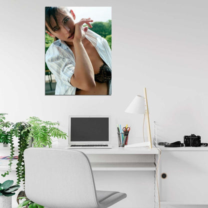 Sophie Marceau Lingerie Hot Portrait Actress Wall Art Print Poster