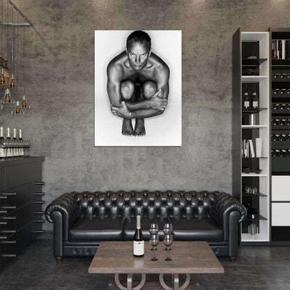 Sting Awesome Singer Retro Vintage BW Wall Art Print Poster