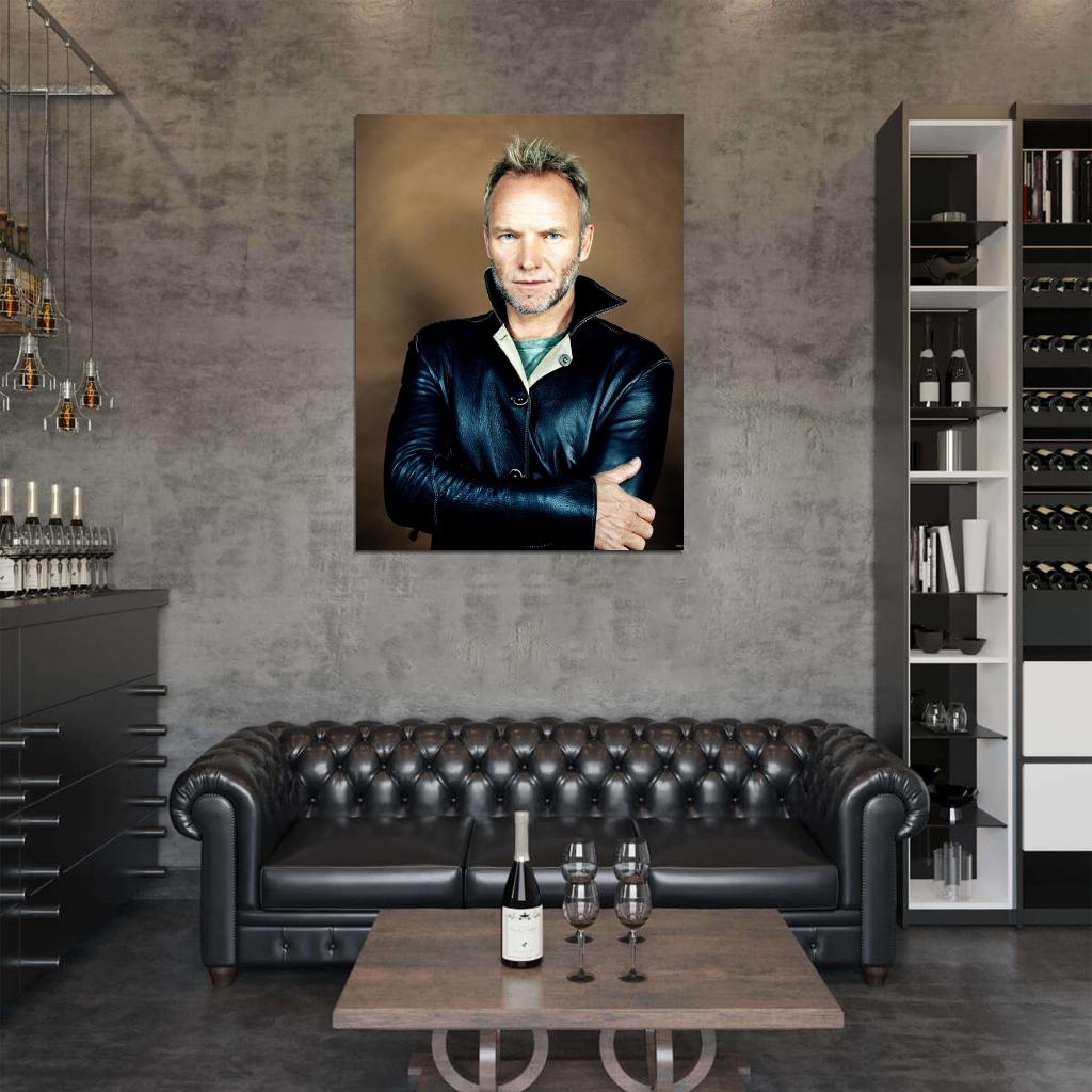 Sting Awesome Music Singer Vintage Wall Art Print Poster