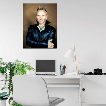 Sting Awesome Music Singer Vintage Wall Art Print Poster