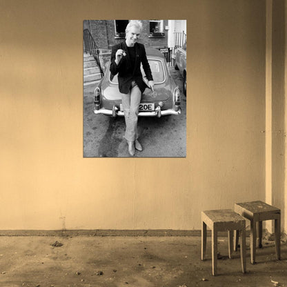 Sting Music Singer Retro Vintage BW Wall Art Print Poster