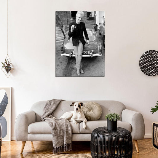 Sting Music Singer Retro Vintage BW Wall Art Print Poster