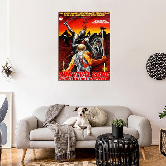 Survival Zone 1983 Post-Nuclear Vintage Movie Wall Art Print Poster