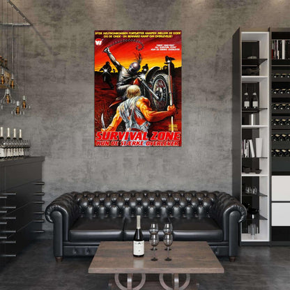Survival Zone 1983 Post-Nuclear Vintage Movie Wall Art Print Poster