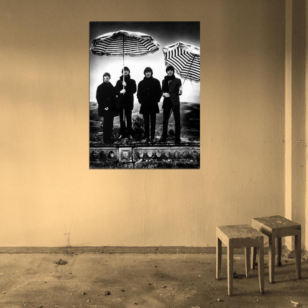 The Beatles Hotel In Perthshire 1964 Scotland Wall Art Print Poster