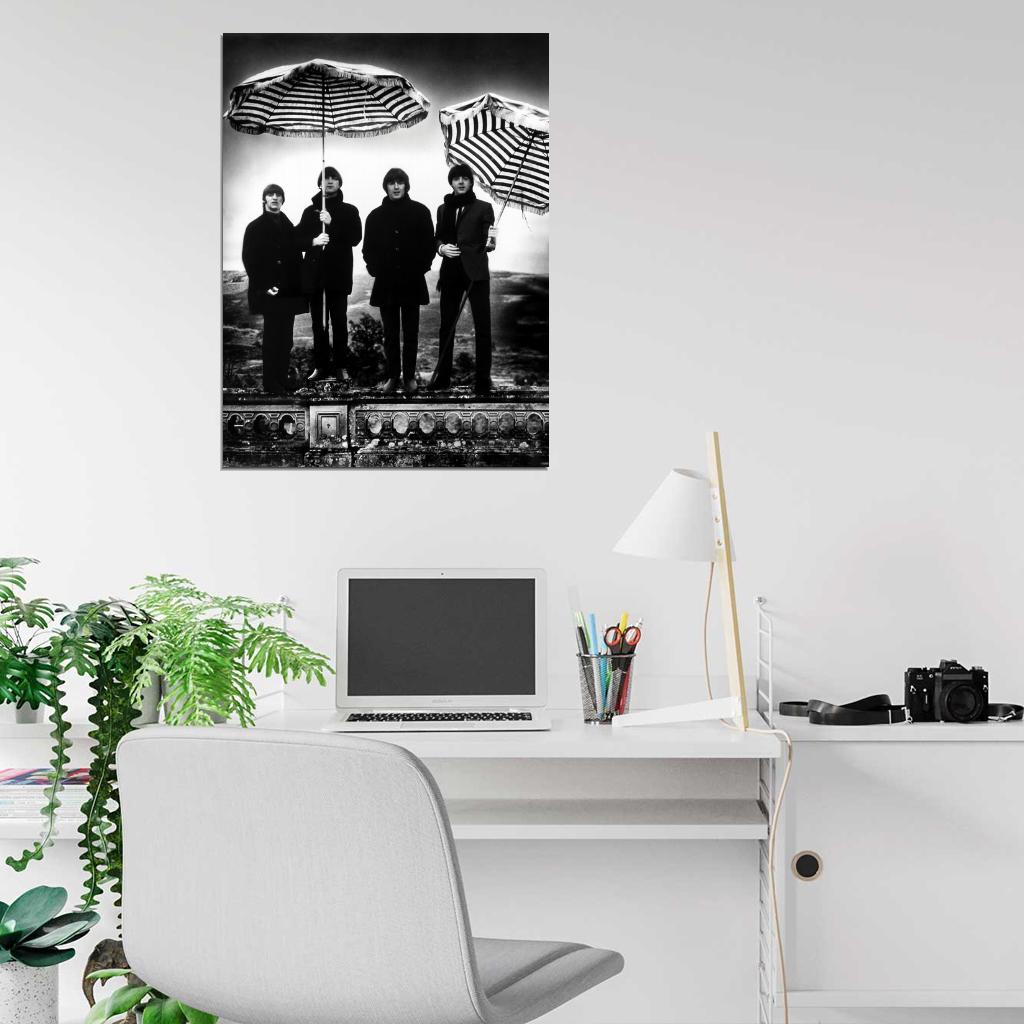 The Beatles Hotel In Perthshire 1964 Scotland Wall Art Print Poster