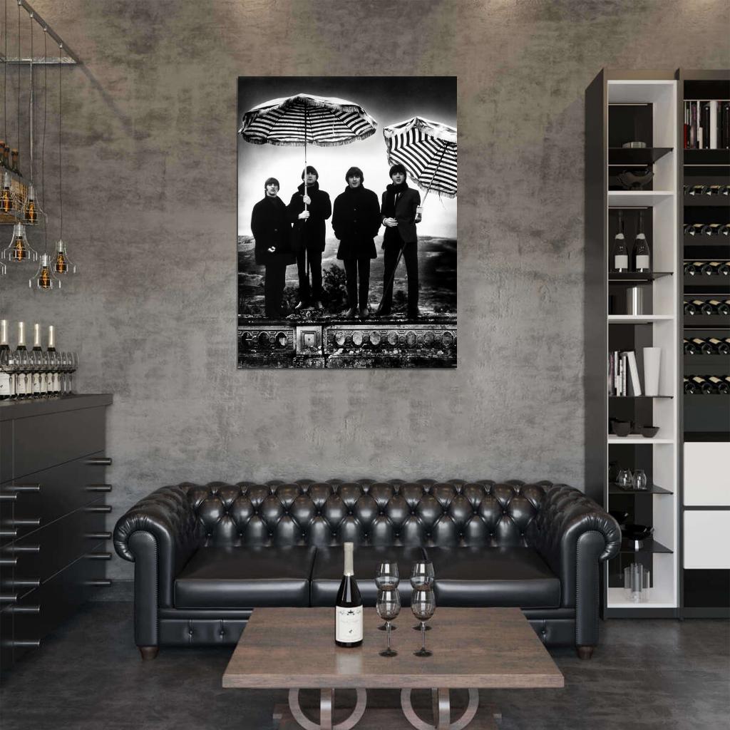 The Beatles Hotel In Perthshire 1964 Scotland Wall Art Print Poster
