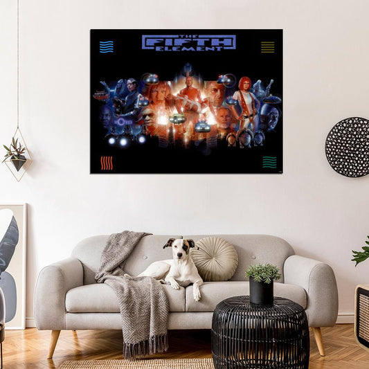 The Fifth Element Movie Cool Painting Art Wall Art Print Poster