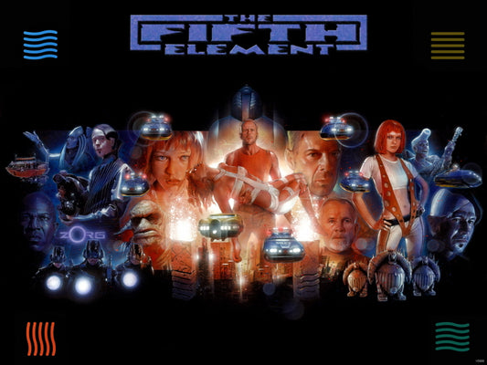 The Fifth Element Movie Cool Painting Art Wall Art Print Poster