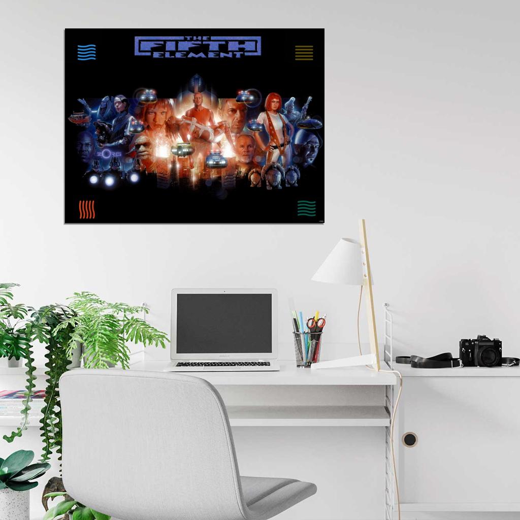The Fifth Element Movie Cool Painting Art Wall Art Print Poster