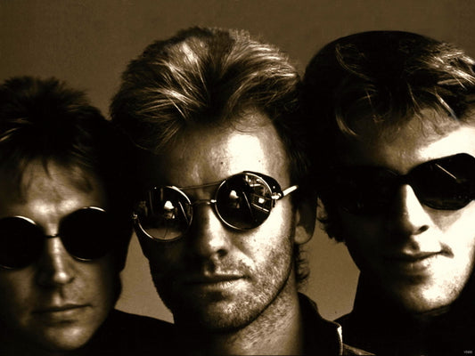 The Police Portrait Rock Band Retro Vintage Wall Art Print Poster