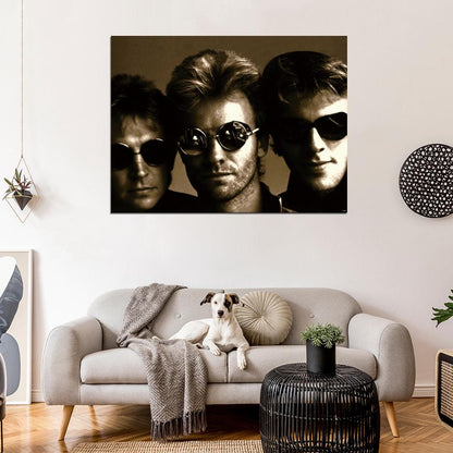 The Police Portrait Rock Band Retro Vintage Wall Art Print Poster