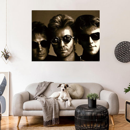 The Police Portrait Rock Band Retro Vintage Wall Art Print Poster