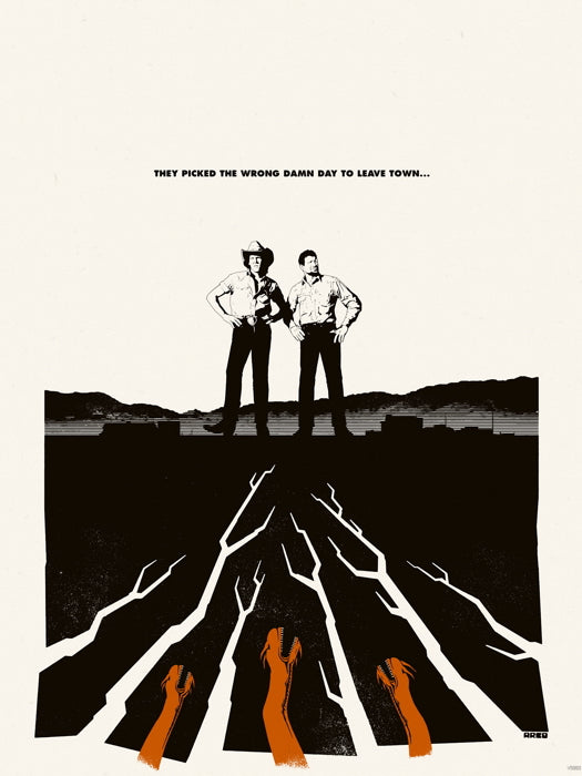 Tremors Movie 1990 Painting Art Vintage Wall Art Print Poster