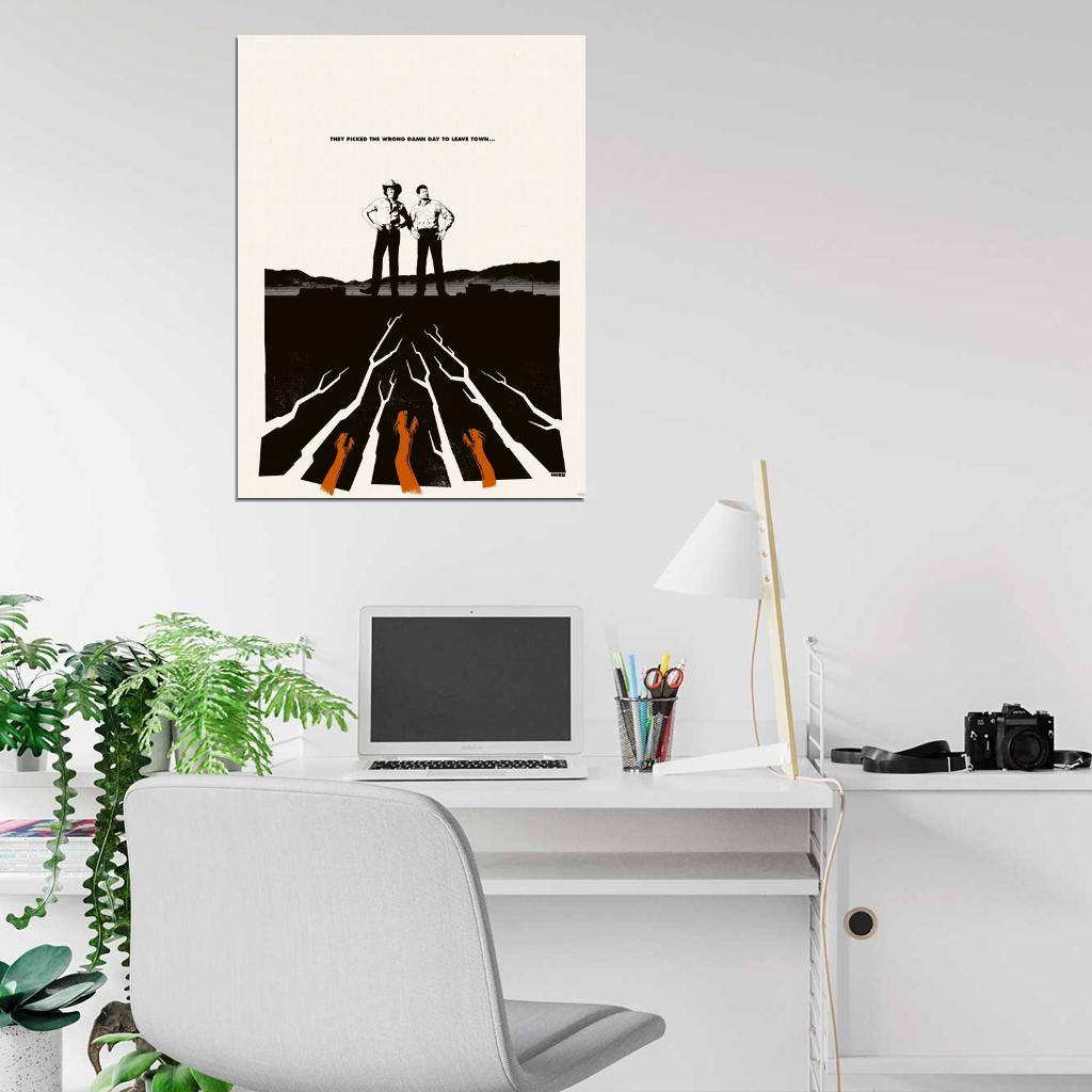 Tremors Movie 1990 Painting Art Vintage Wall Art Print Poster