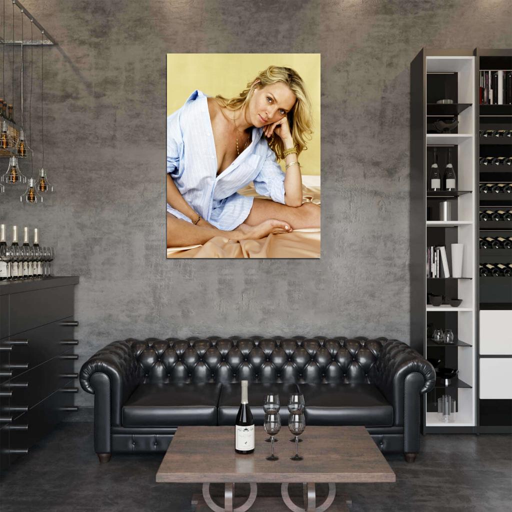 Uma Thurman Hot Beautiful Actress Wall Art Print Poster