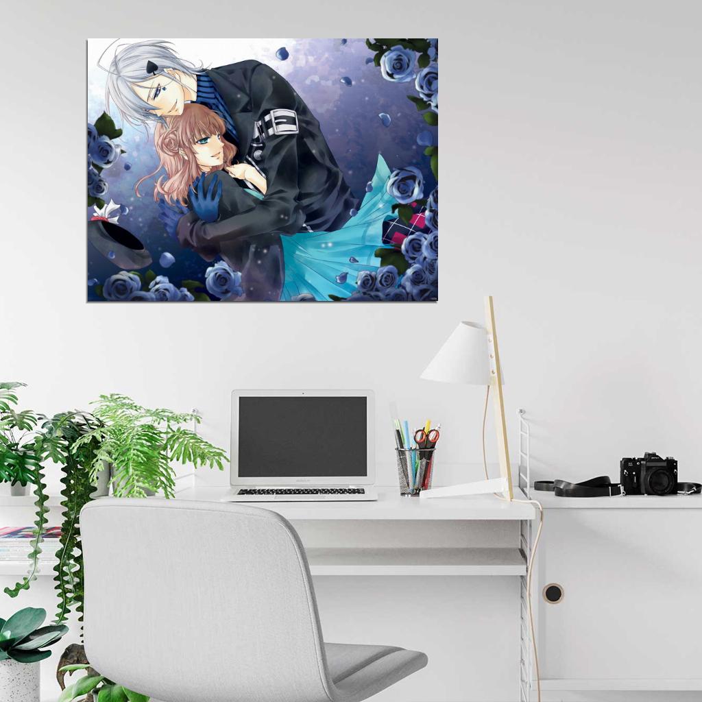 Amnesia Awesome Beautiful Love Couple Anime Manga Art Wall Art Print Poster