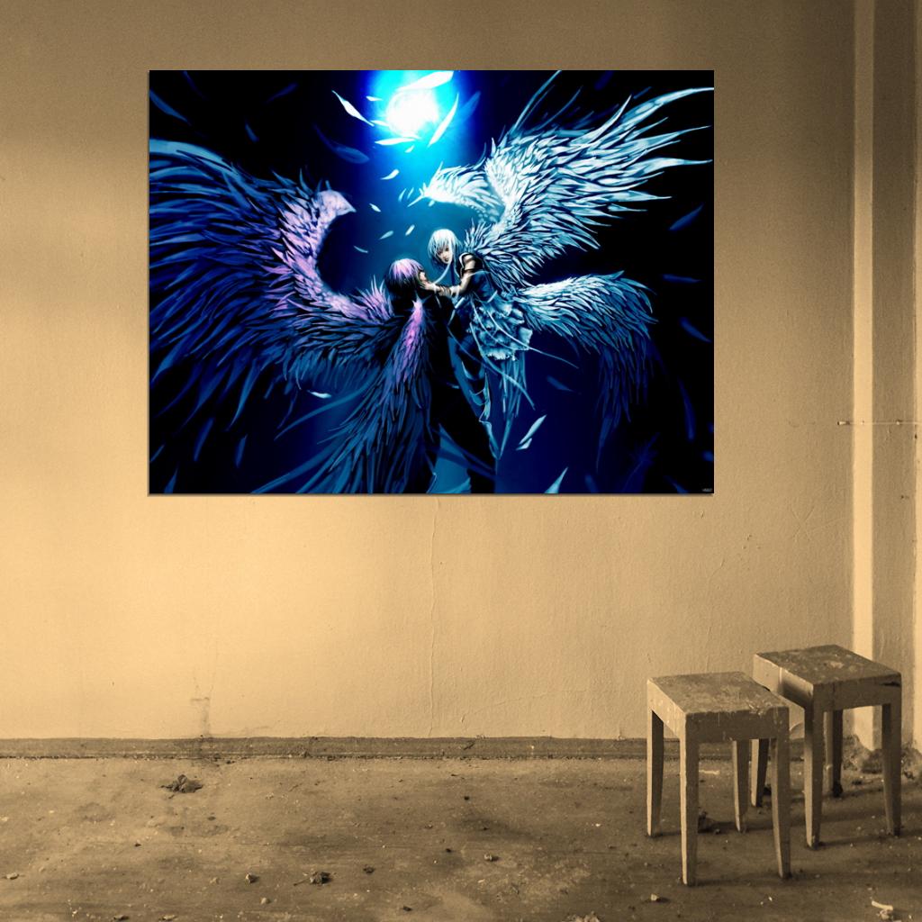 Amazing Angels Awesome Beautiful Anime Manga Art Wall Art Print Poster