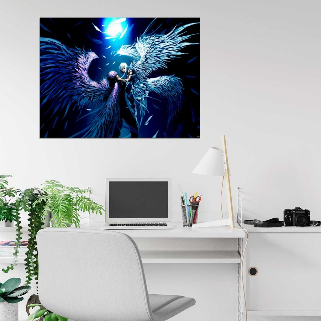 Amazing Angels Awesome Beautiful Anime Manga Art Wall Art Print Poster